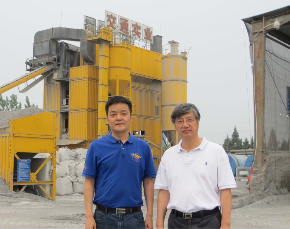 交通部公路科学研究院副总工程师黄颂昌莅临我公司